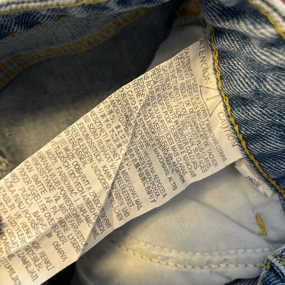 Zara Classic Blue Denim Women's Shorts size 2 - Picture 3 of 6